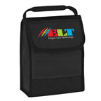 Folding Lunch Bag with Identification - Black - Colorbrite
