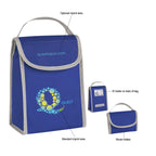 Folding Lunch Bag with Identification, Non-Woven