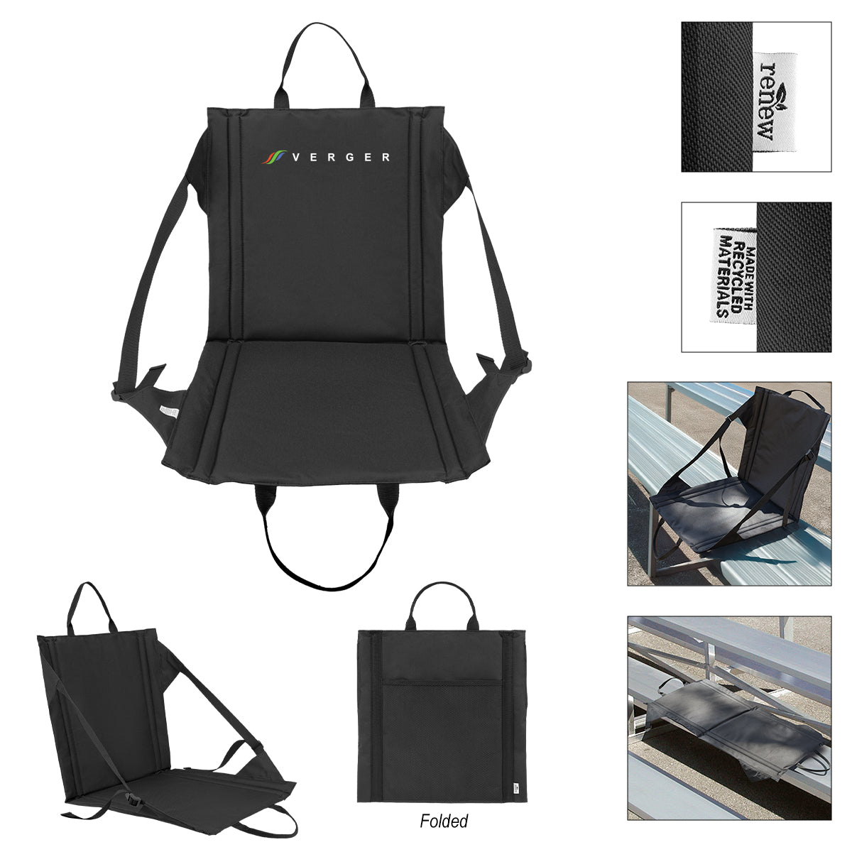 Folding Stadium Chair in Recycled PET