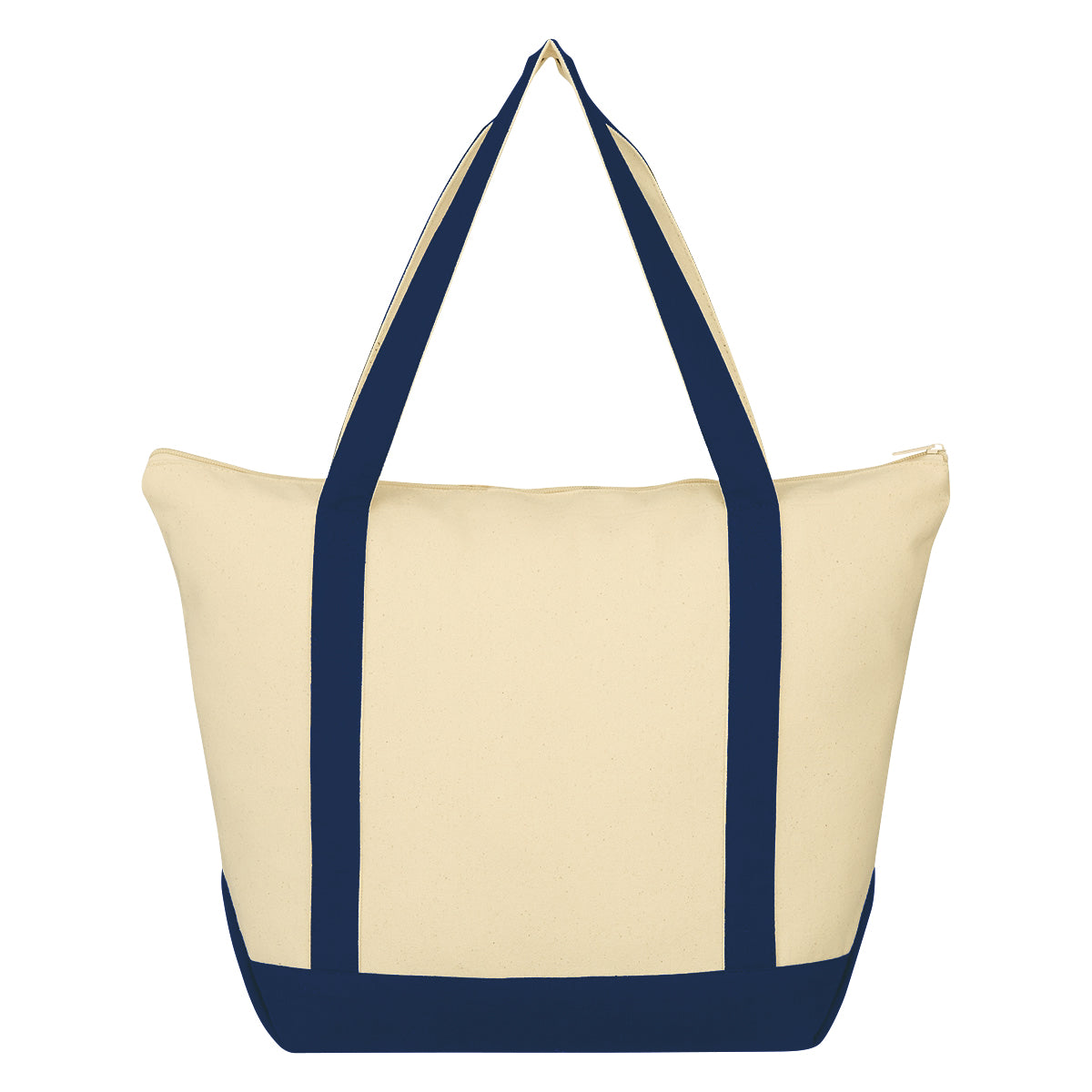 Folksy Cotton Tote Bag, 12 oz - Back