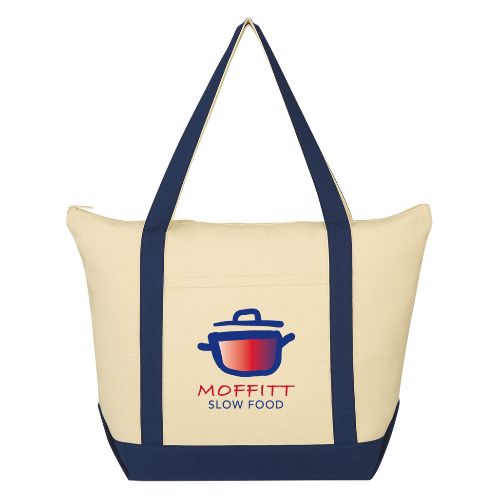 Folksy Cotton Tote Bag, 12 oz - Colorbrite