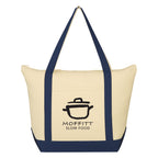Folksy Cotton Tote Bag, 12 oz - Silk Screen