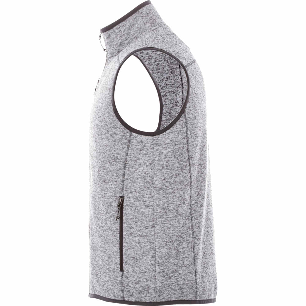 Fontaine Sweater Knit Vest for Men Transfer - Light Heather Grey - Left Side