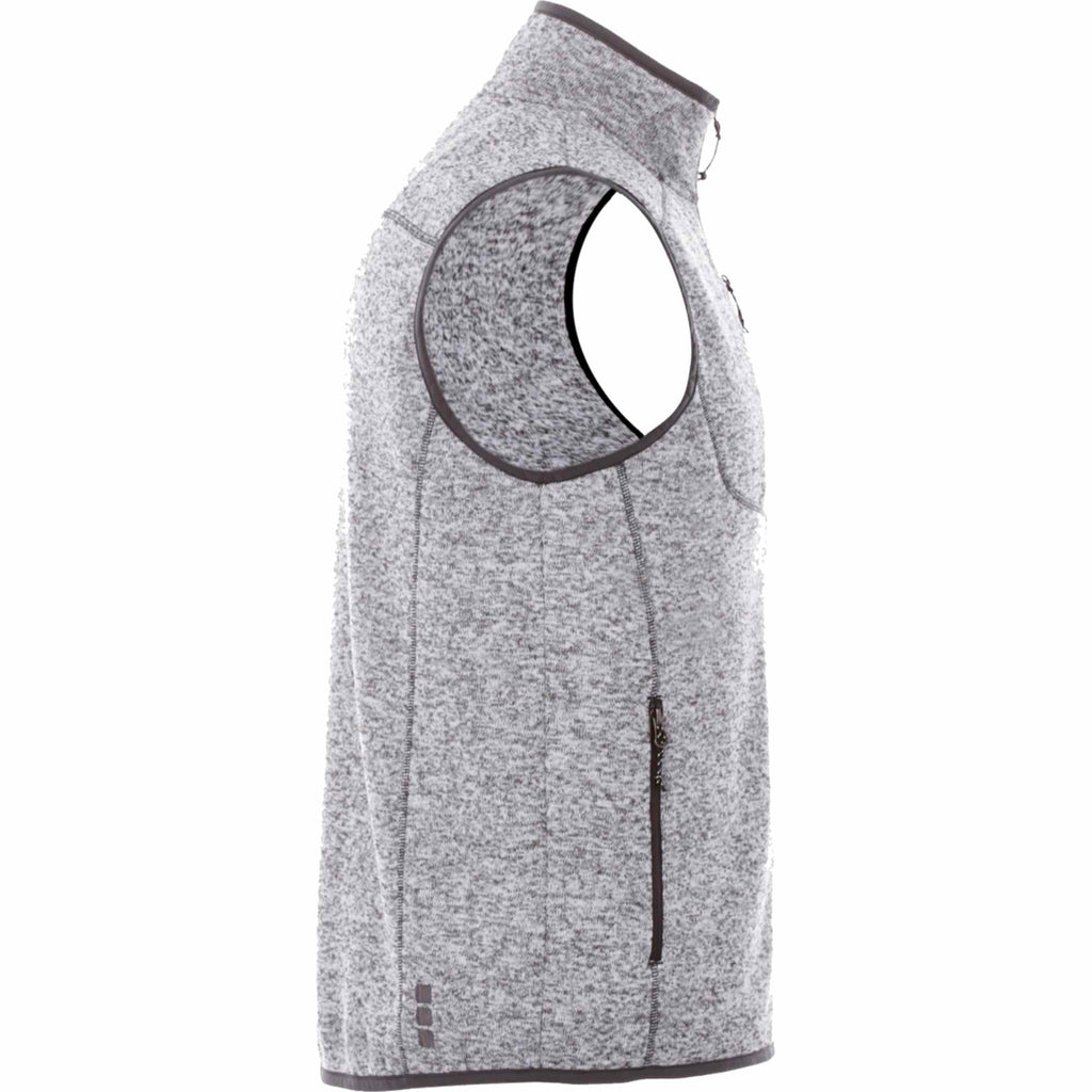 Fontaine Sweater Knit Vest for Men Transfer - Light Heather Grey - Right Side