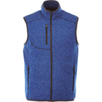 Fontaine Sweater Knit Vest for Men Transfer - Metro Blue Heather - Front Flat