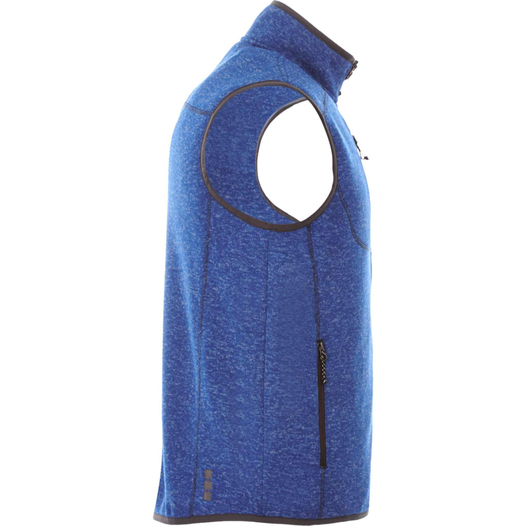 Fontaine Sweater Knit Vest for Men Transfer - Metro Blue Heather - Right Side