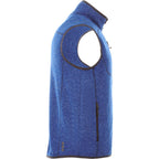 Fontaine Sweater Knit Vest for Men Transfer - Metro Blue Heather - Right Side