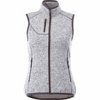 Fontaine Sweater Knit Vest for Women Transfer - Light Heather Grey - Front Flat