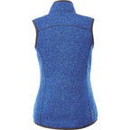 Fontaine Sweater Knit Vest for Women Transfer - Metro Blue Heather - Back Flat