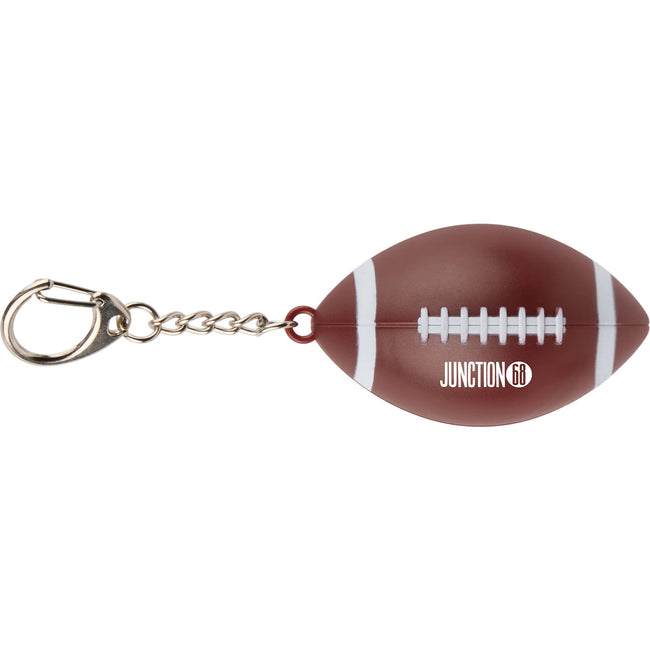Football Lip Balm Keychain with SPF 15