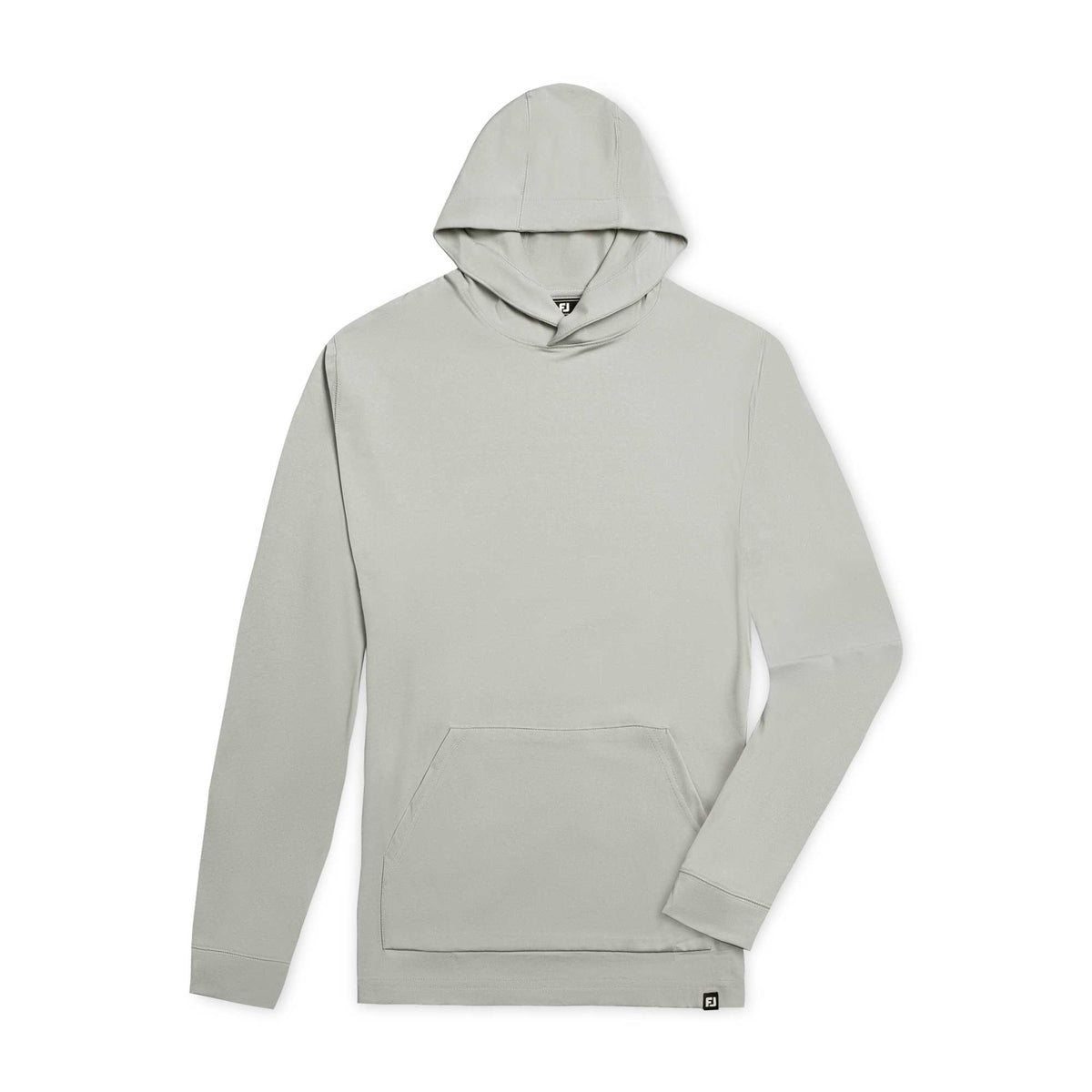 FootJoy Approach Hoodie for Men Transfer - Heather Grey - Flat