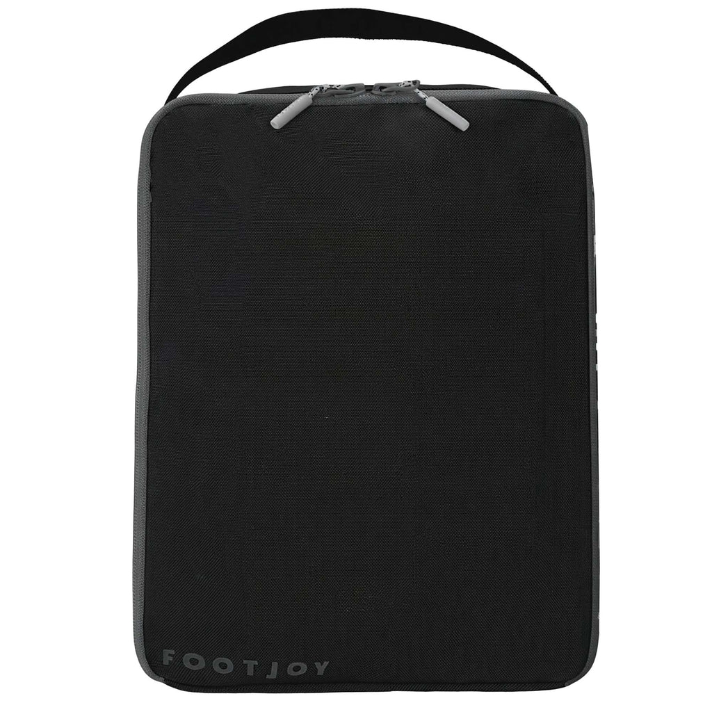 FootJoy Nylon Golf Shoe Bag in Black Embroidery - Black - Photo 3