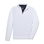 FootJoy Performance Quarter Zip Pullover for Men Embroidery - White - Front 2