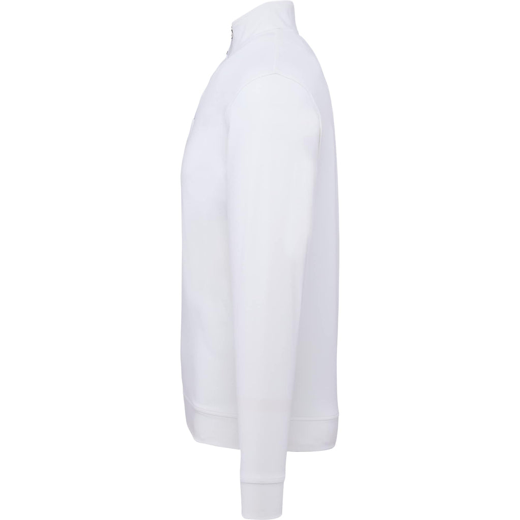 FootJoy Performance Quarter Zip Pullover for Men Embroidery - White - Left Side