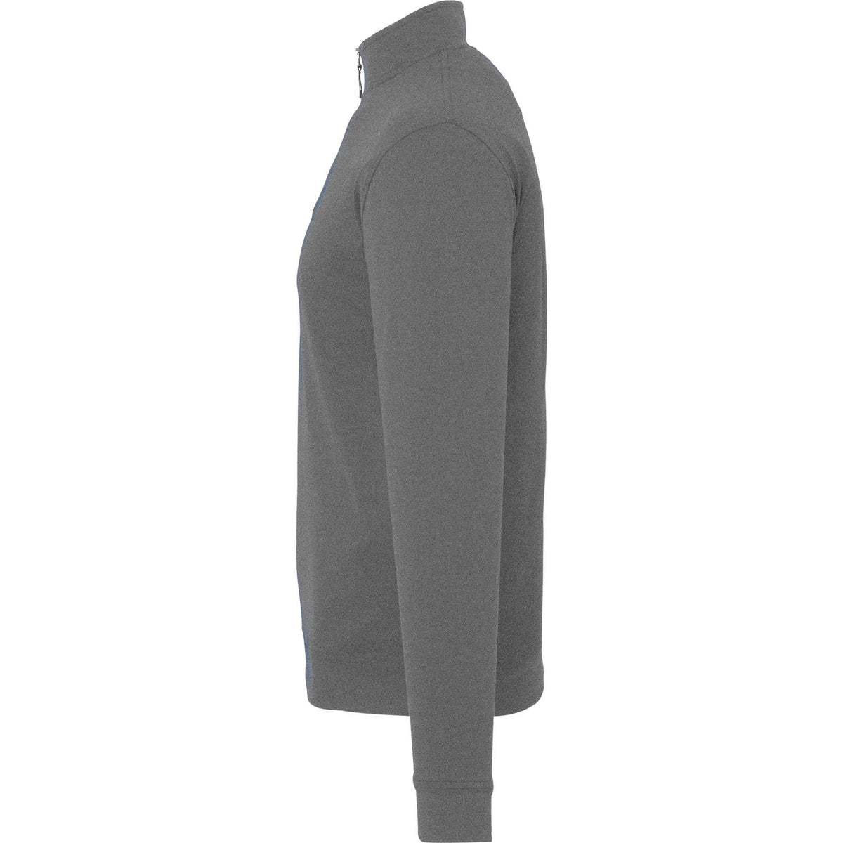 FootJoy Performance Quarter Zip Pullover for Men Transfer - Heather Charcoal - Left Side