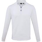 FootJoy Performance Quarter Zip Pullover for Men Transfer - White - Front