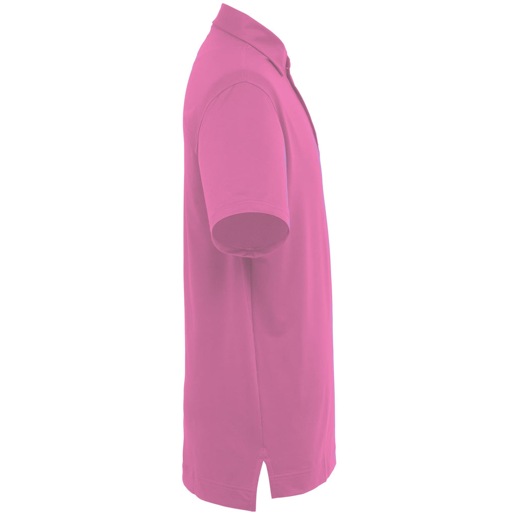 FootJoy Tonal Dot Performance Golf Polo for Men Embroidery - Pink Zircon - Right Side