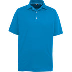 FootJoy Tonal Dot Performance Golf Polo for Men Transfer - New Royal - Front