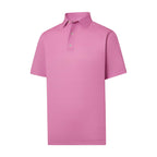 FootJoy Tonal Dot Performance Golf Polo for Men Transfer - Pink Zircon - Left Angle