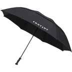 FootJoy Vented Golf Umbrella with Storage Sleeve, 68 Inches - Black - Right Angle 2