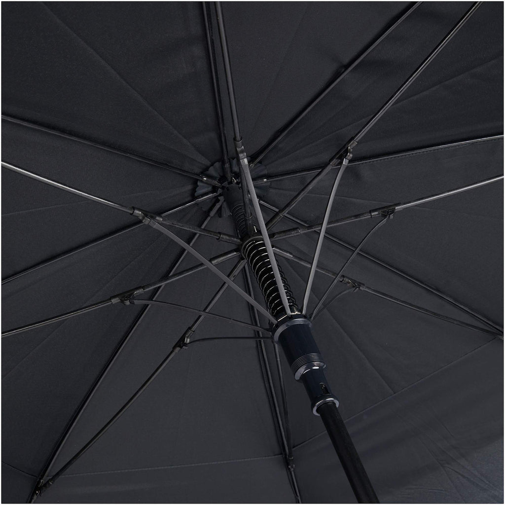 FootJoy Vented Golf Umbrella with Storage Sleeve, 68 Inches Transfer - Black - Ribs Detail