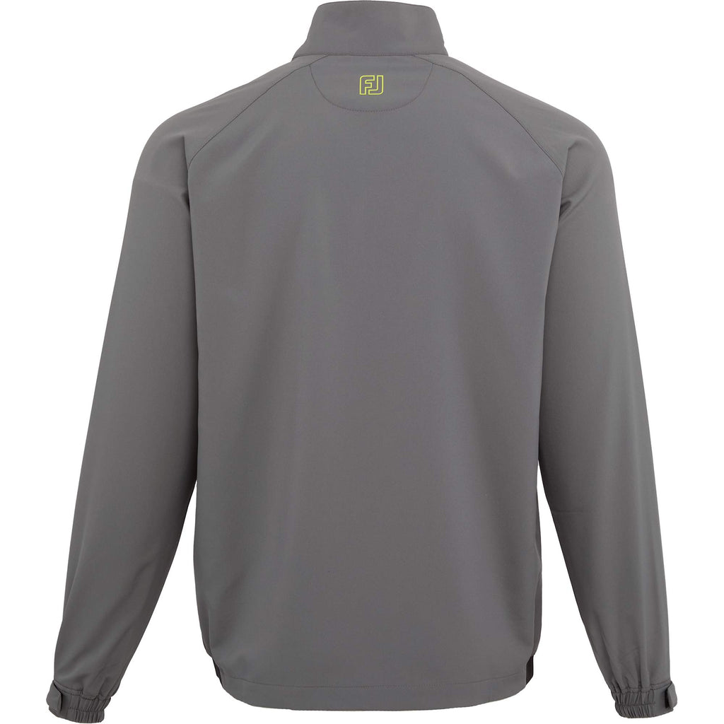 FootJoy Zephyr Half Zip Windshirt for Men Embroidery - Charcoal - Back