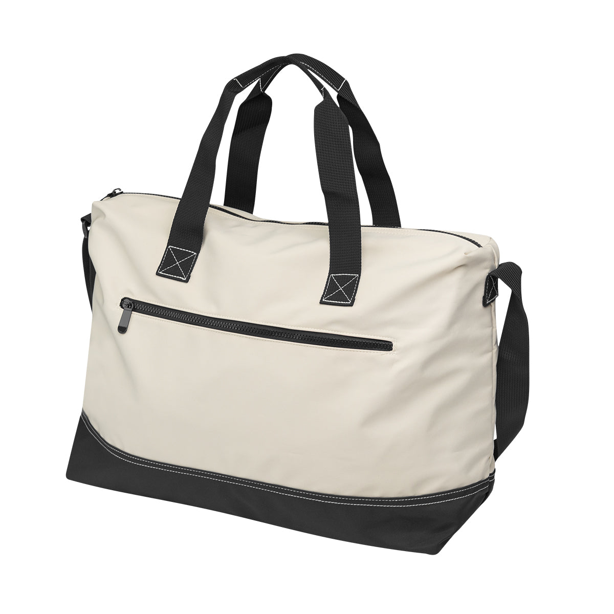 Forester Tote Bag, Deluxe Embroidery - Black - Angle