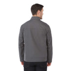 Foster Recycled Polyester Jacket for Men Transfer - Grey Storm - Back On Model