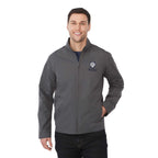 Foster Recycled Polyester Jacket for Men Transfer - Grey Storm - Front On Model 3
