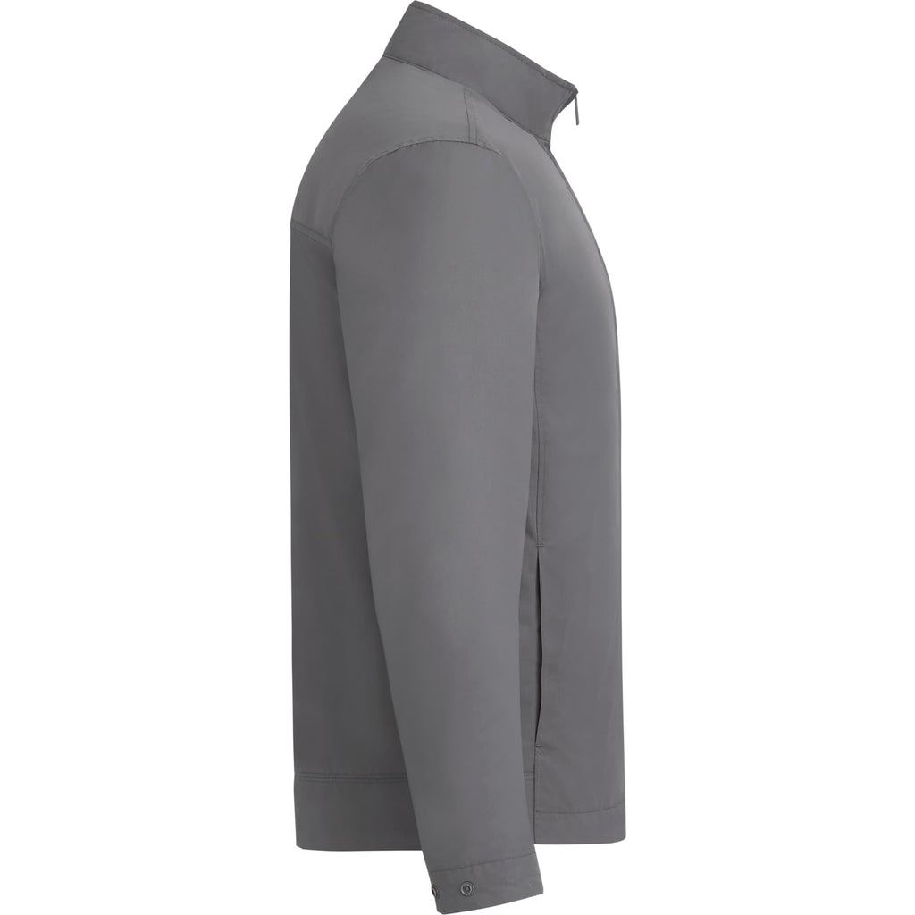 Foster Recycled Polyester Jacket for Men Transfer - Grey Storm - Right Side