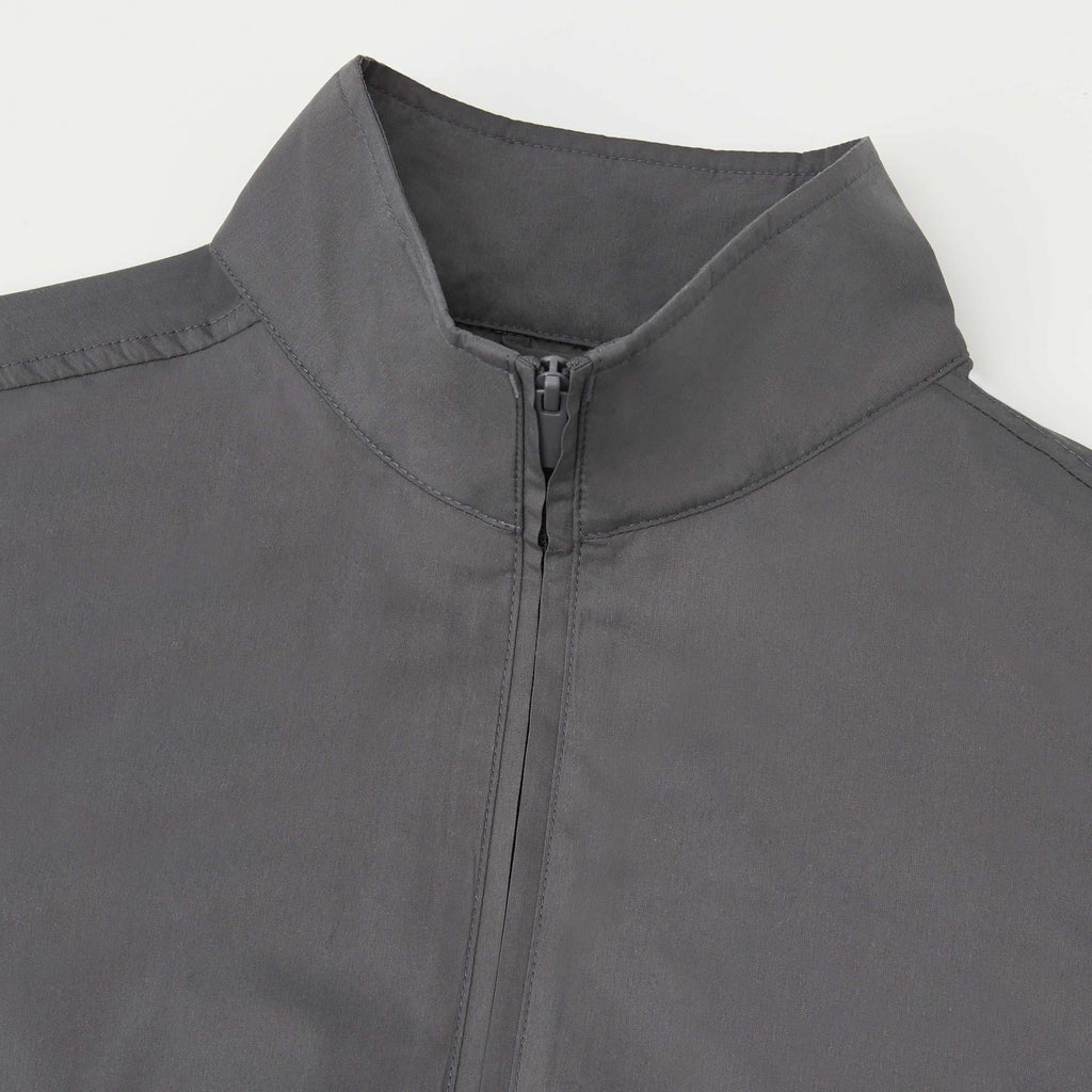 Foster Recycled Polyester Jacket for Women Debossing - Grey Storm - Detail 2