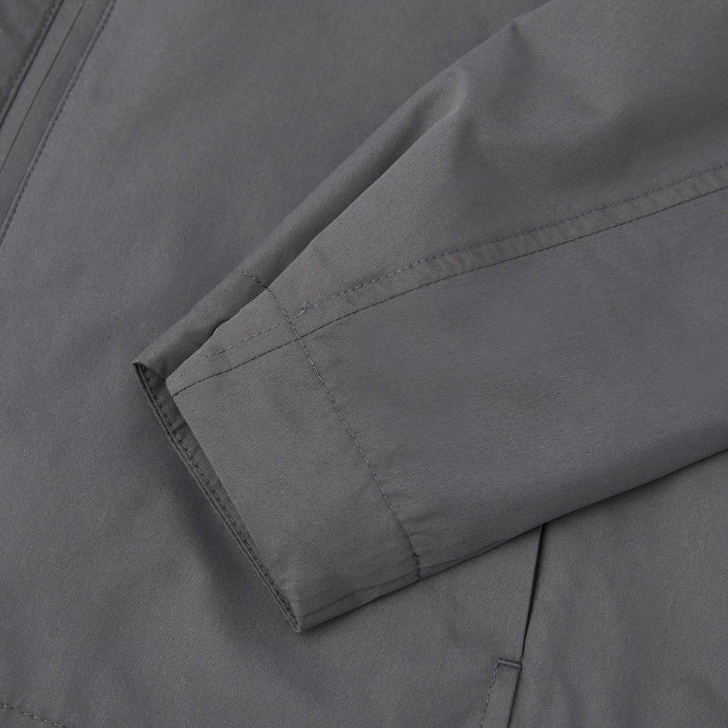 Foster Recycled Polyester Jacket for Women Debossing - Grey Storm - Detail 3