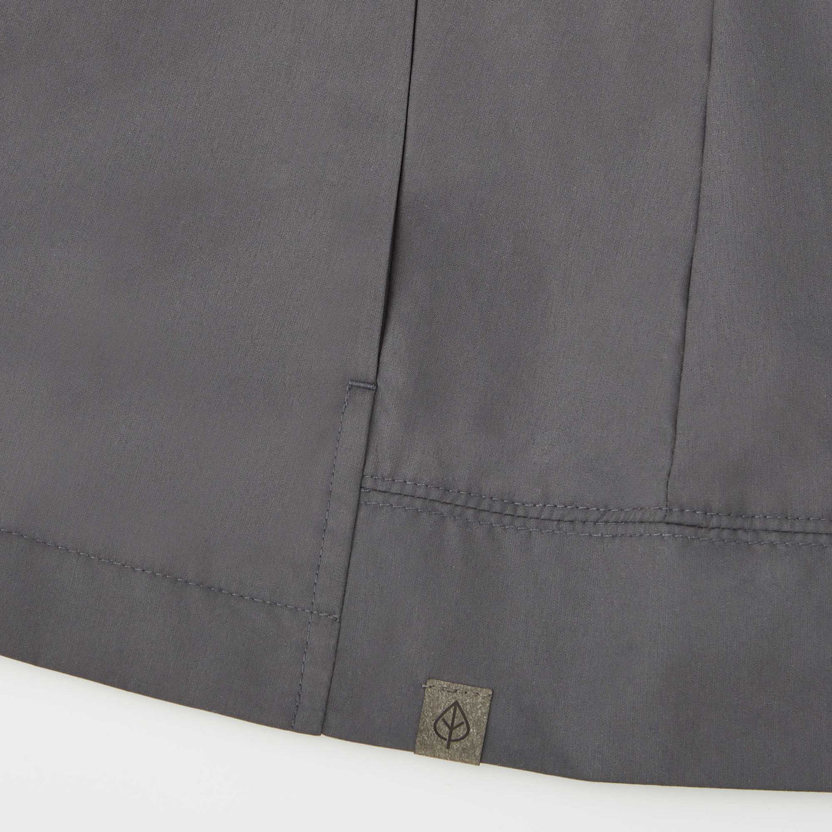 Foster Recycled Polyester Jacket for Women Debossing - Grey Storm - Detail 5