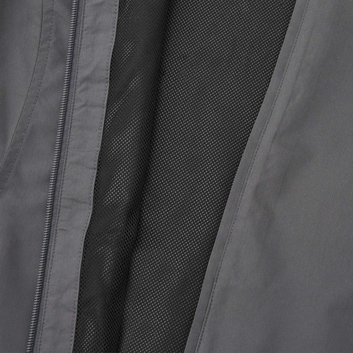 Foster Recycled Polyester Jacket for Women Debossing - Grey Storm - Detail 6
