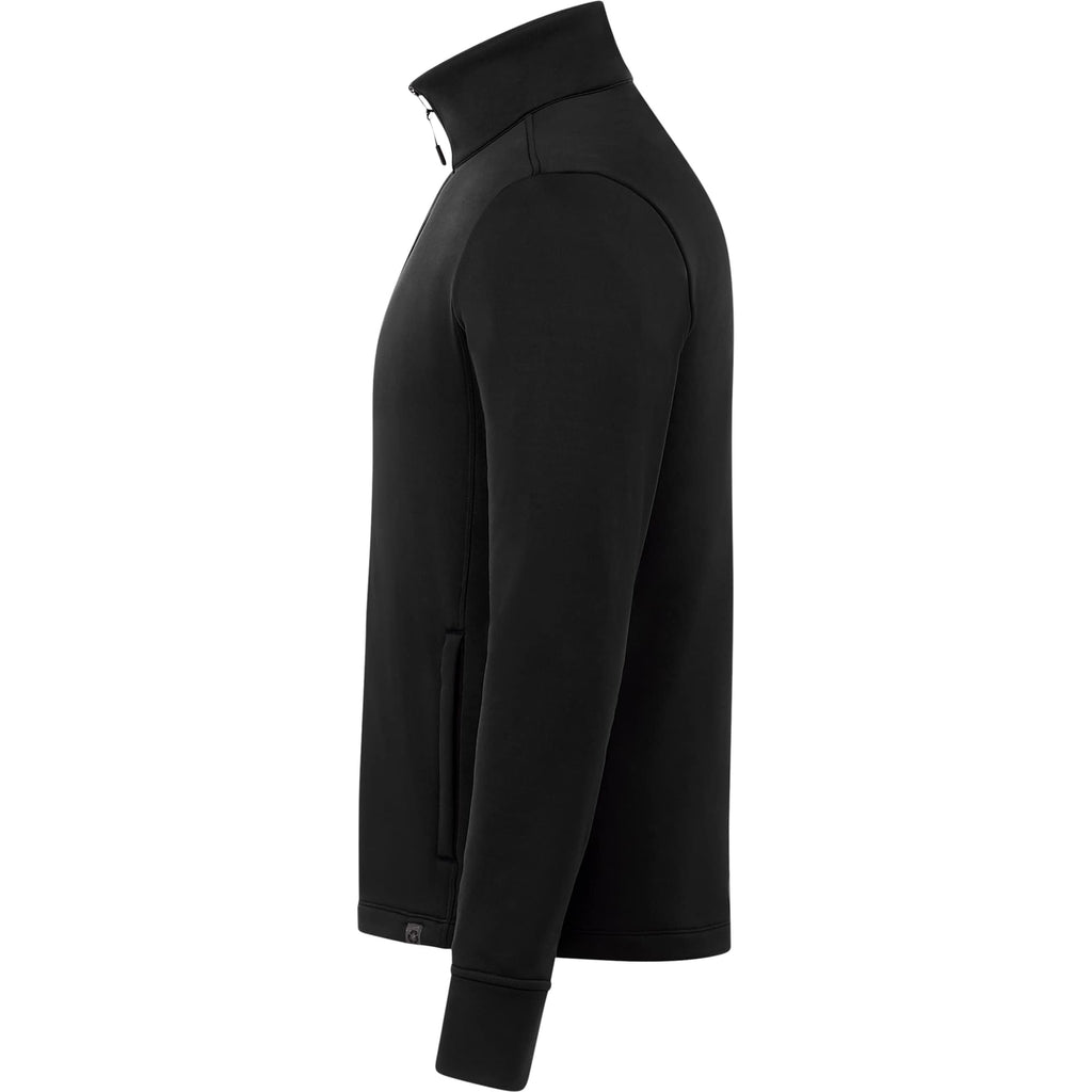 Frazier Eco Knit Jacket for Men Transfer - Black - Left Side