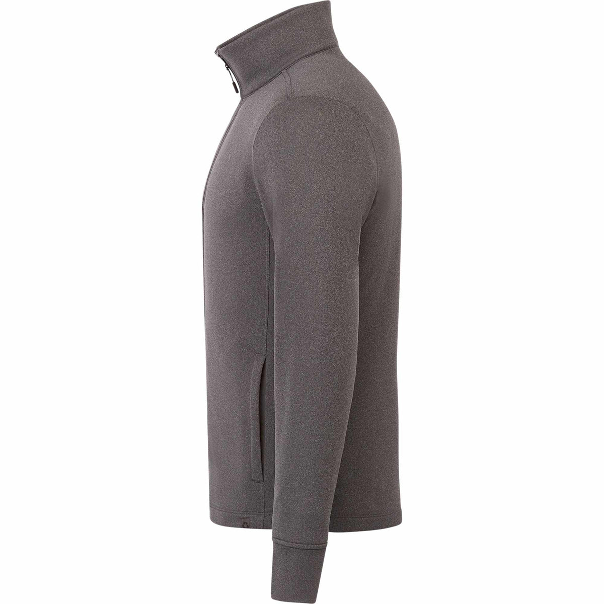 Frazier Eco Knit Jacket for Men Transfer - Heather Charcoal - Left Side