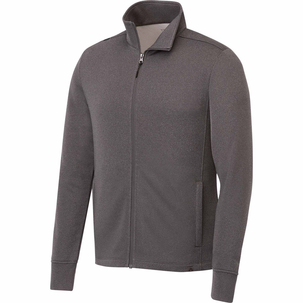 Frazier Eco Knit Jacket for Men Transfer - Heather Charcoal - Right Angle 2