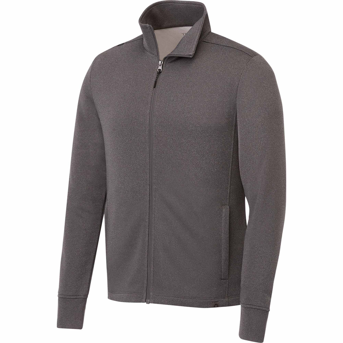 Frazier Eco Knit Jacket for Men Transfer - Heather Charcoal - Right Angle 2