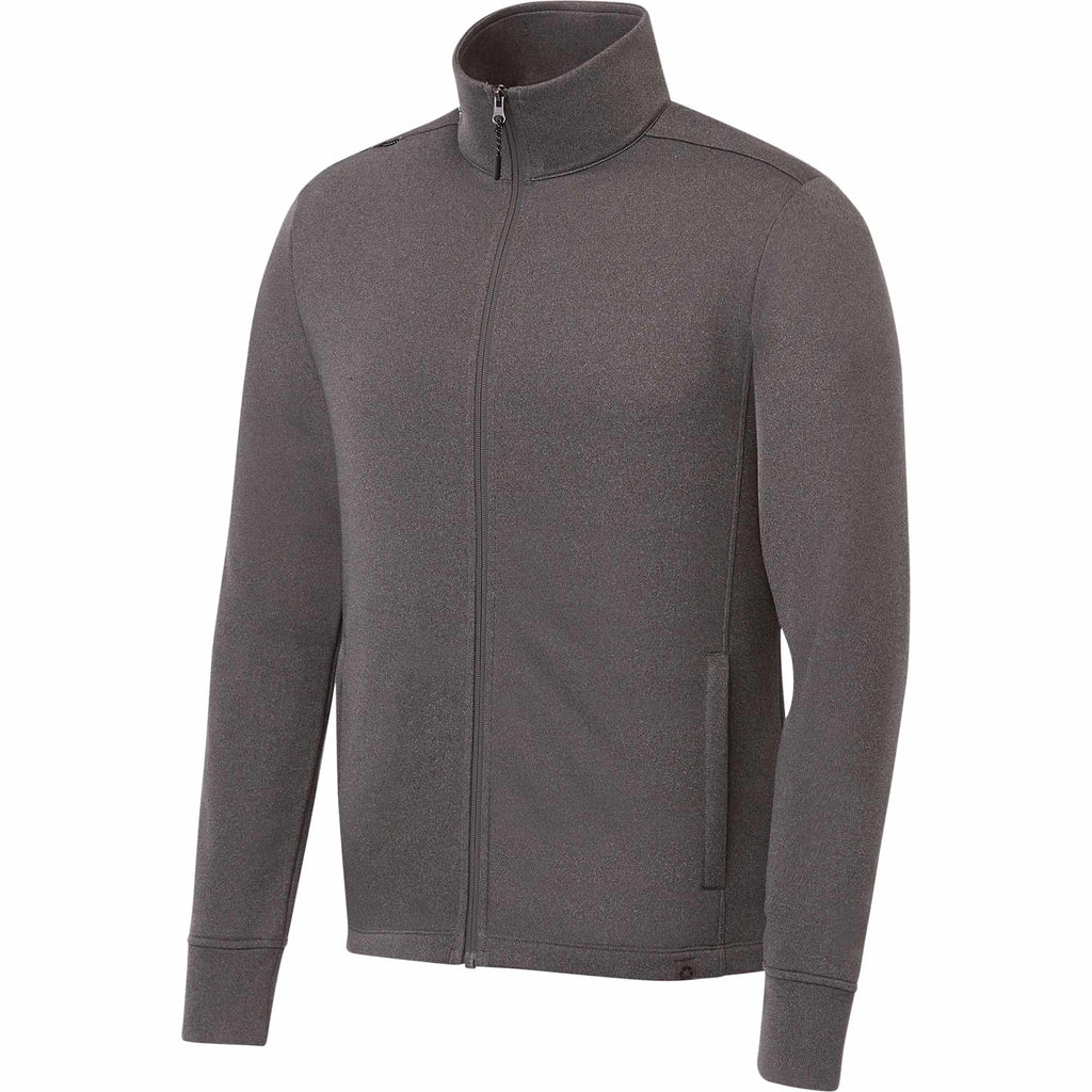 Frazier Eco Knit Jacket for Men Transfer - Heather Charcoal - Right Angle