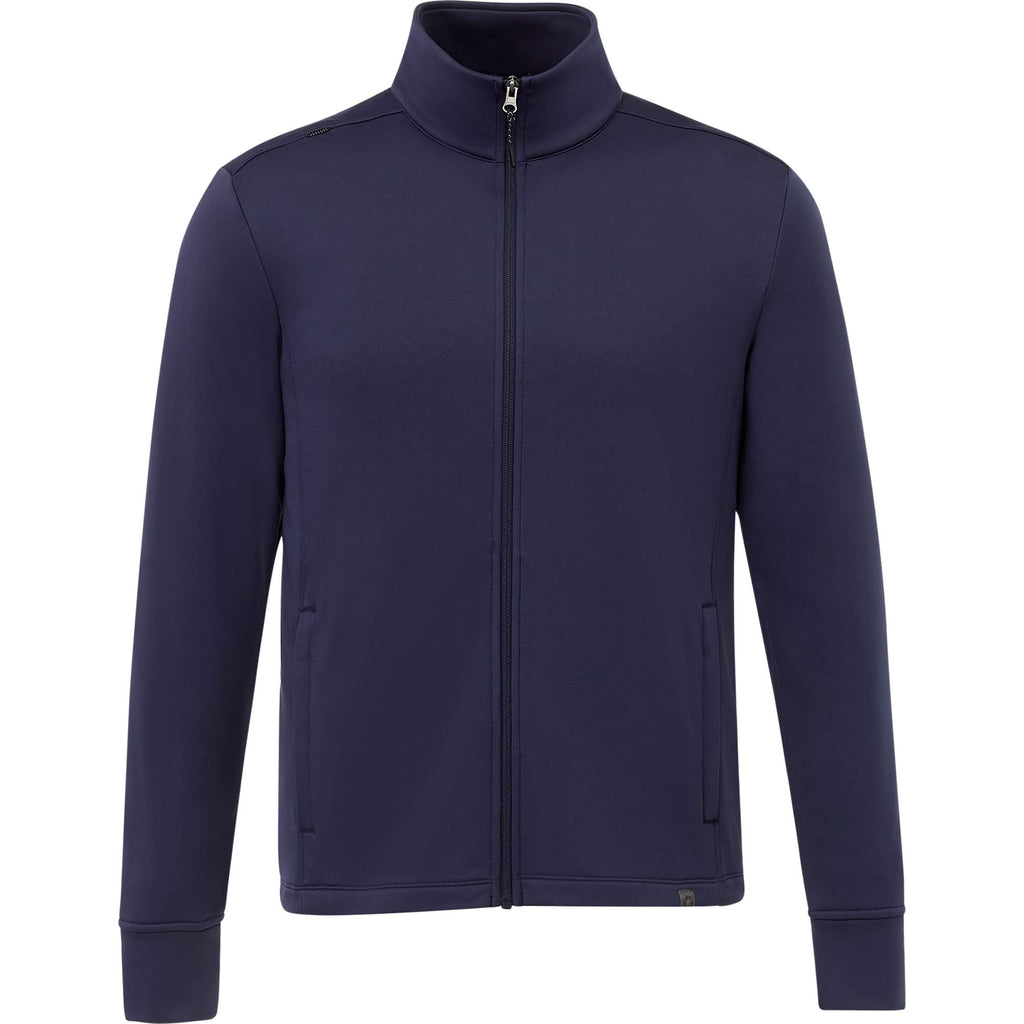 Frazier Eco Knit Jacket for Men Transfer - Vintage Navy - Front 2