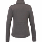 Frazier Eco Knit Jacket for Women Embroidery - Heather Charcoal - Back