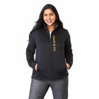 Frazier Eco Knit Jacket for Women Transfer - Black - Front On Model