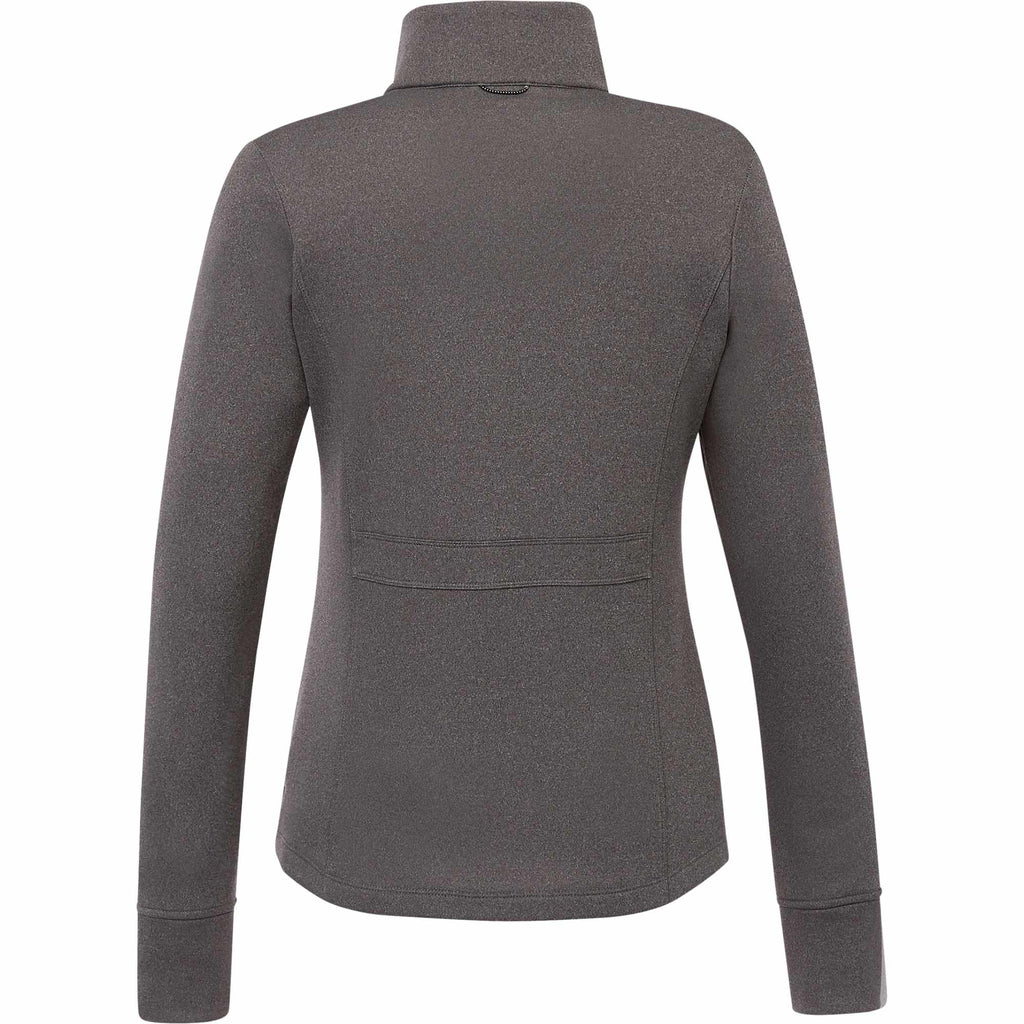 Frazier Eco Knit Jacket for Women Transfer - Heather Charcoal - Back