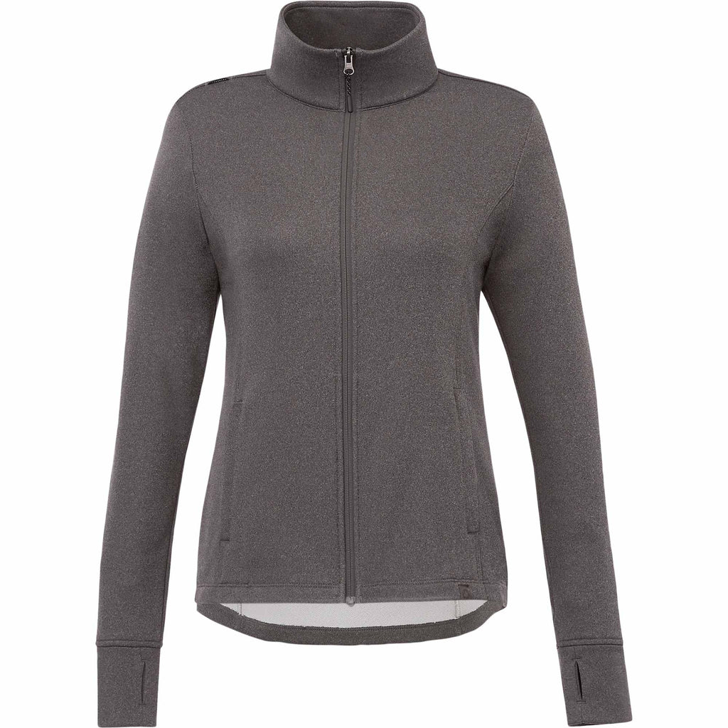 Frazier Eco Knit Jacket for Women Transfer - Heather Charcoal - Front