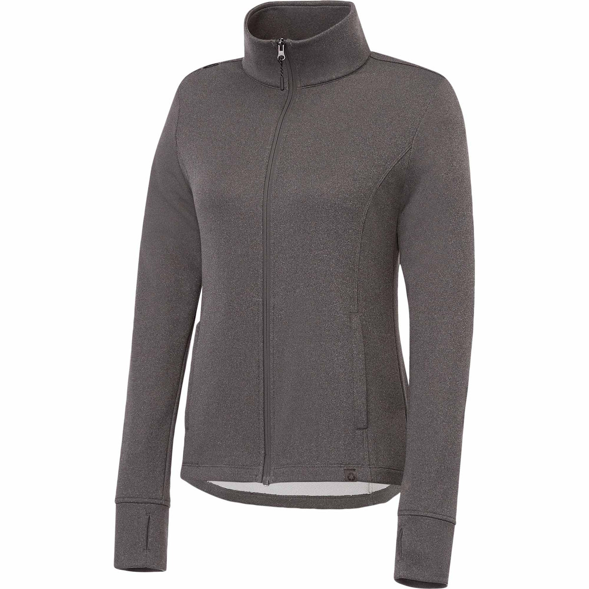 Frazier Eco Knit Jacket for Women Transfer - Heather Charcoal - Right Angle