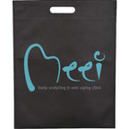 Freedom Die-Cut Handle Tote, 16.5 x 13 Inches Full Color - Black - Front
