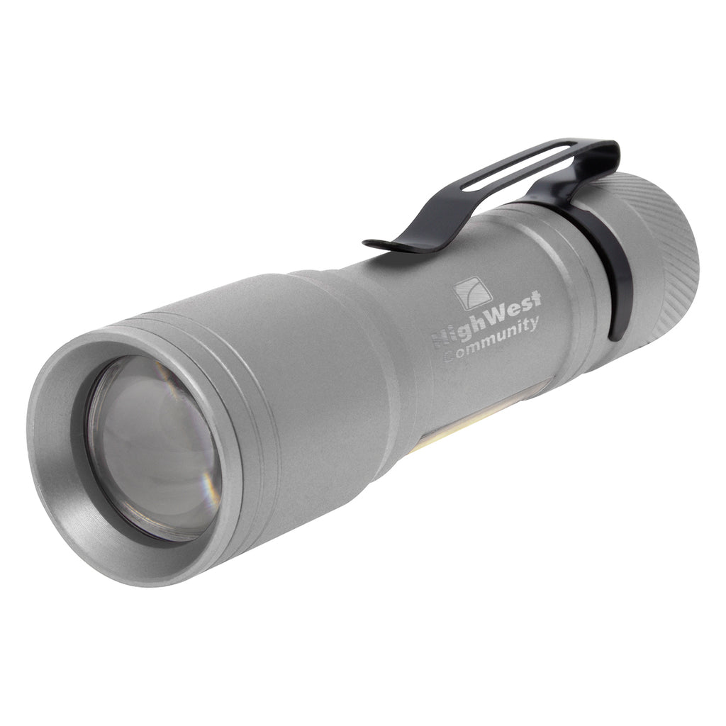Freeport Flashlight with Focus Beam - Gunmetal - Laser
