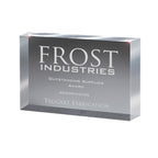Freestanding Block Award, Medium - Clear - Laser Engraving