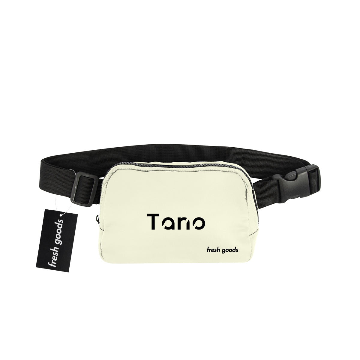 Fresh Goods Belt Bag, Anywhere - Ivory - Silk Screen