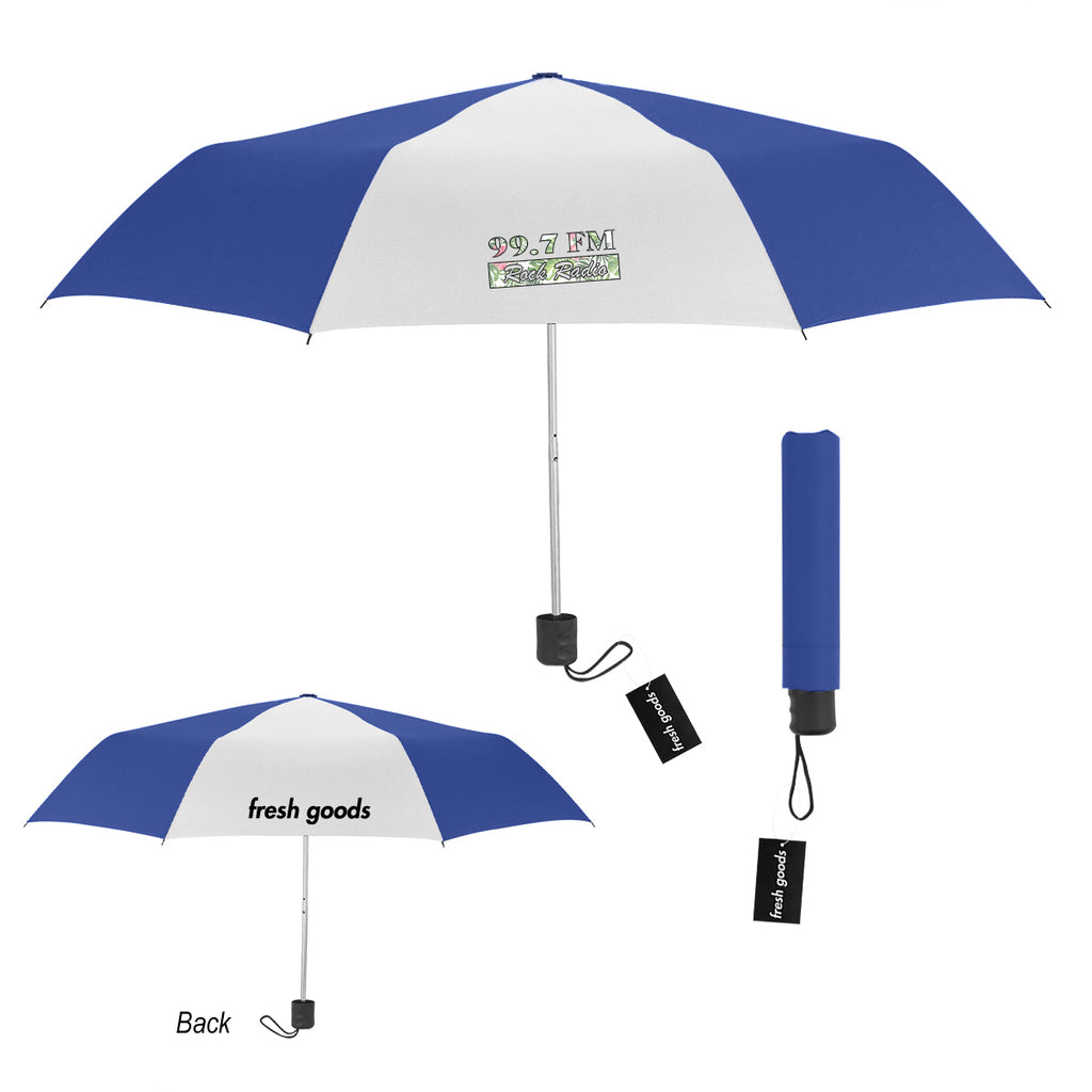 Fresh Goods Budget Telescopic Umbrella, 42 Inch Arc - Colorbrite